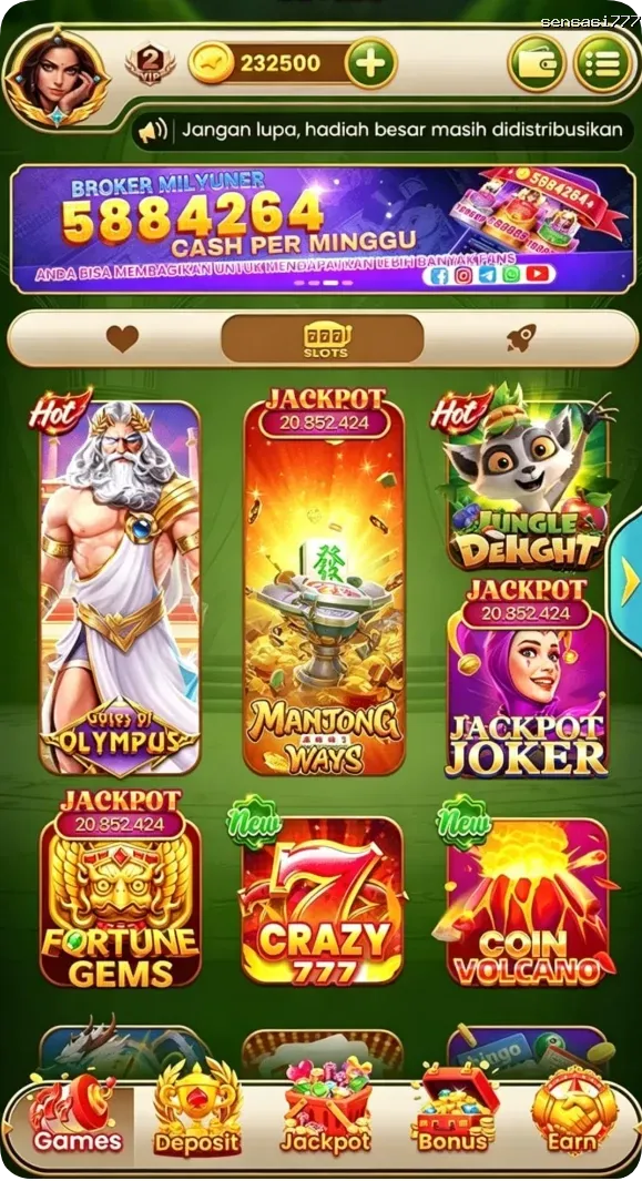 sensasi777 Preview - Resmi Unduh